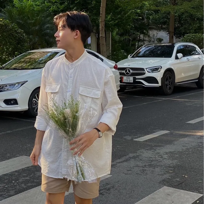 Top 20 kiểu áo sơ mi nam Hàn Quốc đẹp và phong cách chốn công sở