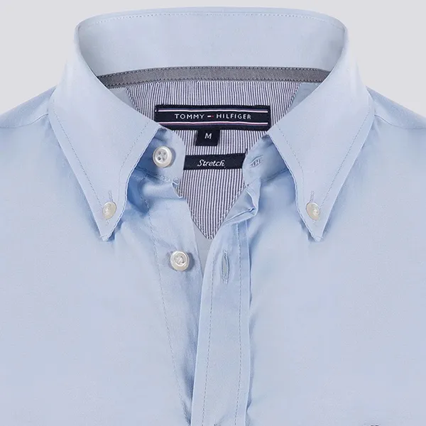 Áo Sơ Mi Nam Tommy Hilfiger TO9944267 Màu Xanh Nhạt Size XXL - Thời trang - Vua Hàng Hiệu