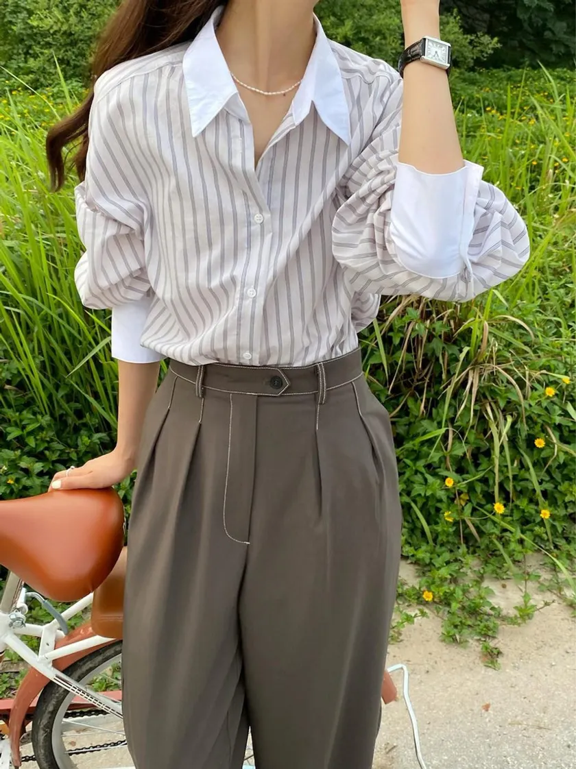 Top 30+ mẫu áo sơ mi nữ công sở thanh lịch và thời trang