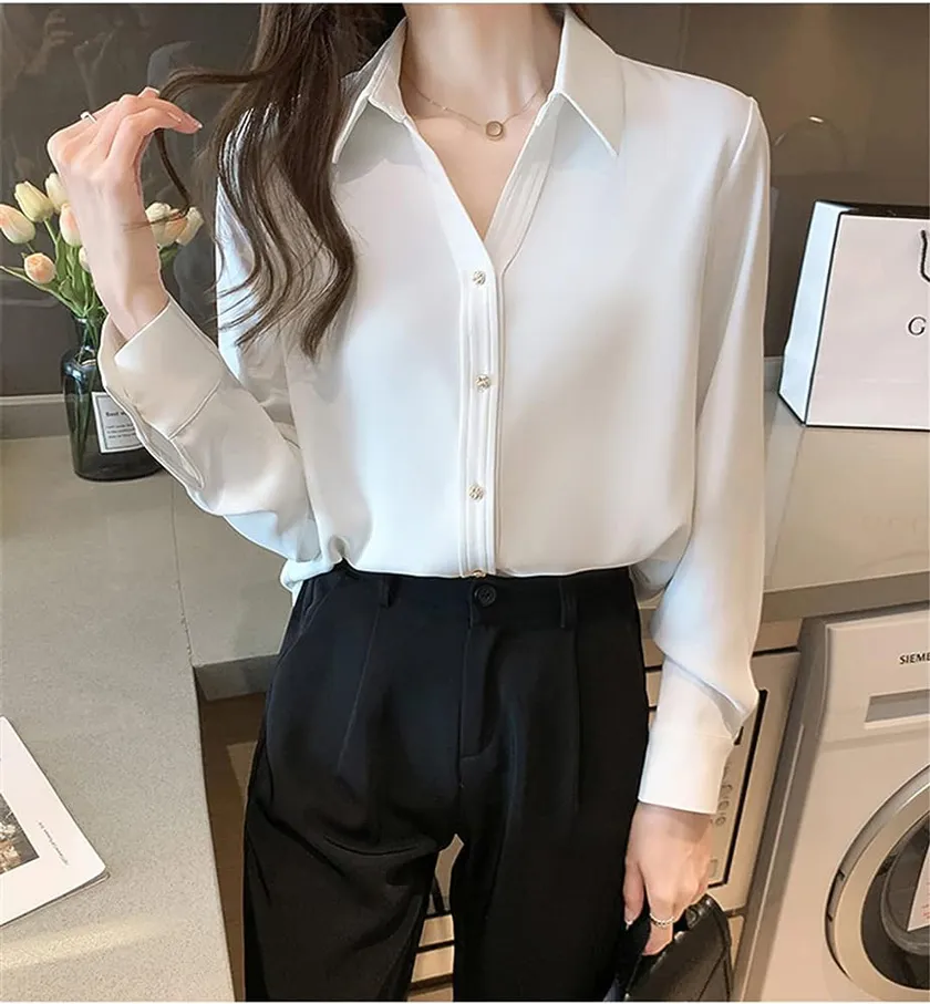 Top 30+ mẫu áo sơ mi nữ công sở thanh lịch và thời trang