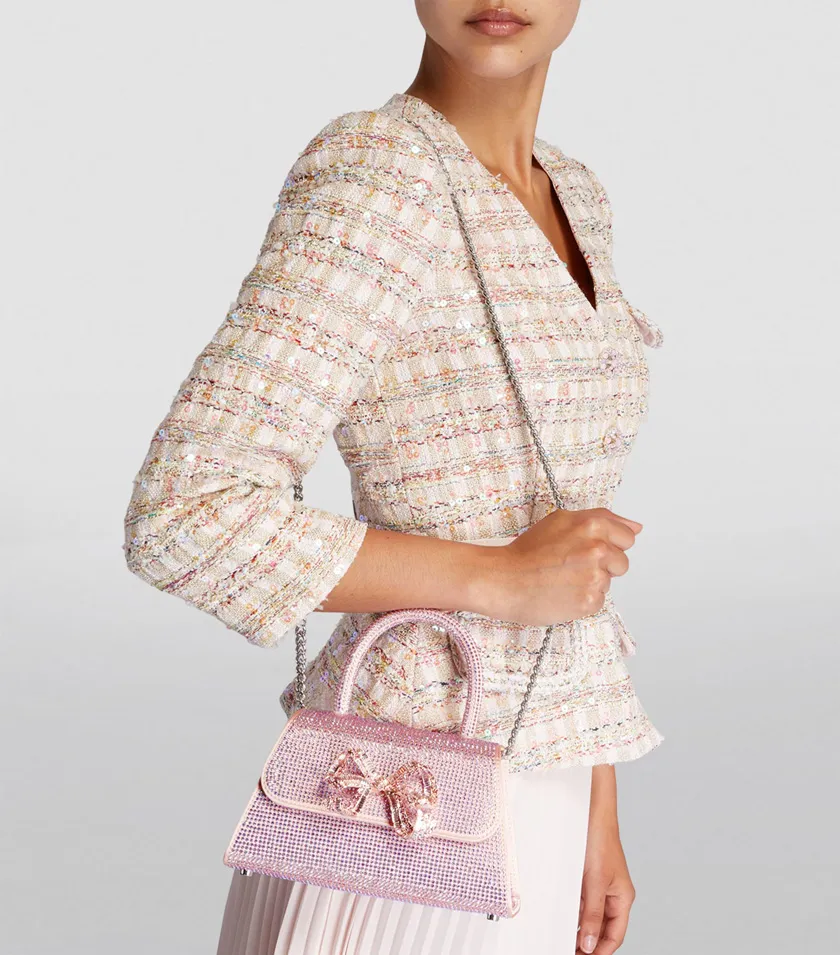 10 mẫu túi xách Self-Portrait Bow được Jennie (Blackpink) yêu thích - 7