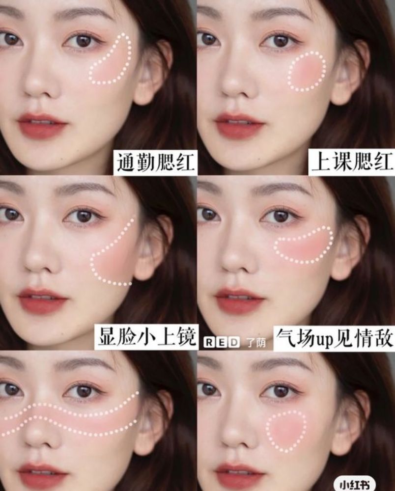 Hướng dẫn cách đánh má hồng cho từng dáng mặt - 14