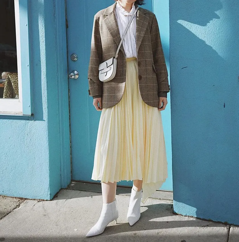 Lưu ngay 15 cách mặc áo blazer tay ngắn đẹp cho phái nữ
