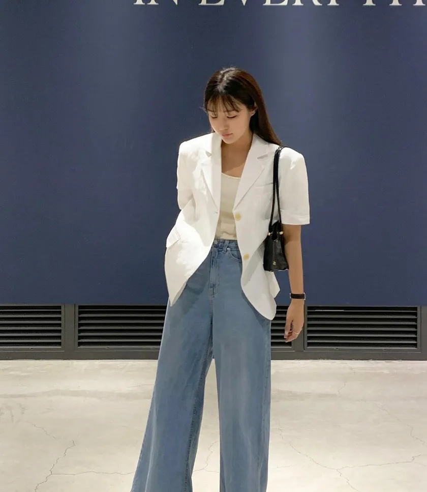 Lưu ngay 15 cách mặc áo blazer tay ngắn đẹp cho phái nữ