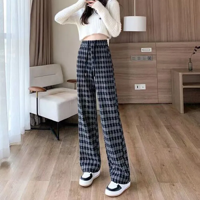 16 cách phối đồ với quần len ống rộng thời trang và ấm áp