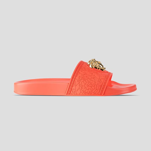 Dép Nam Versace With Logo Medusa Gold In Orange 1004190 DGOM8 1R38V Màu Cam Size 38 - Dép - Vua Hàng Hiệu