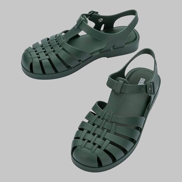 Dép Sandal Melissa MLS Possession Matte MLS8882 Màu Xanh Rêu Size 40 - Dép - Vua Hàng Hiệu