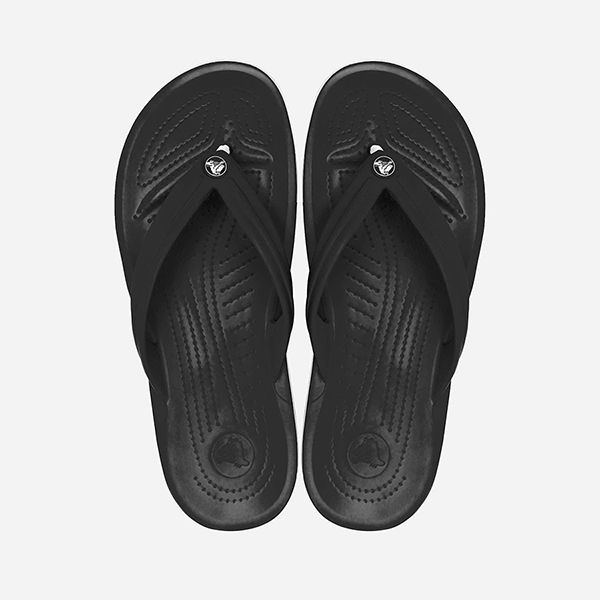 Dép Xỏ Ngón Crocs Crocband Flips 11033-001 Màu Đen Size 43 - Dép - Vua Hàng Hiệu
