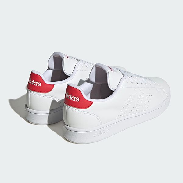 Giày Thể Thao Nam Adidas Advantage HR0235 Màu Trắng/Đỏ Size 42 - Giày - Vua Hàng Hiệu
