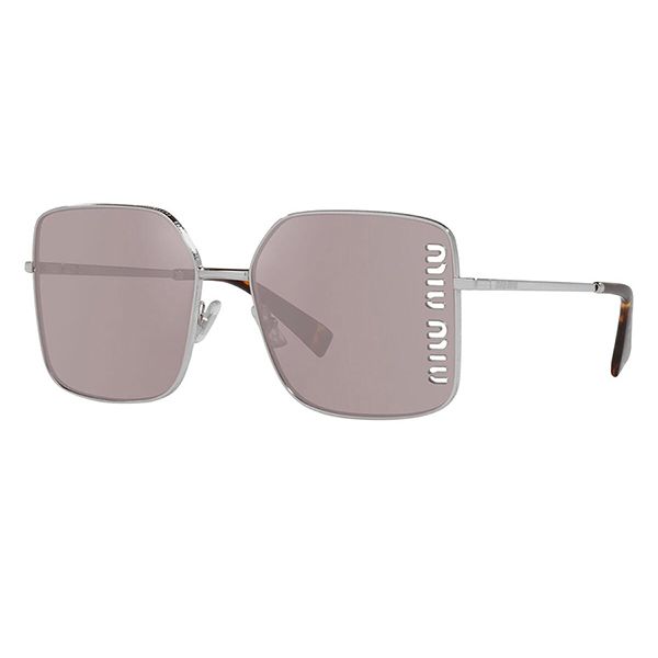 Kính Mát Nữ Miu Miu Pale Gold Metal Sunglasses MU 51YS 1BC03V Màu Hồng - Kính mắt - Vua Hàng Hiệu