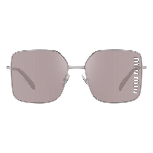 Kính Mát Nữ Miu Miu Pale Gold Metal Sunglasses MU 51YS 1BC03V Màu Hồng - Kính mắt - Vua Hàng Hiệu