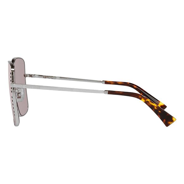 Kính Mát Nữ Miu Miu Pale Gold Metal Sunglasses MU 51YS 1BC03V Màu Hồng - Kính mắt - Vua Hàng Hiệu