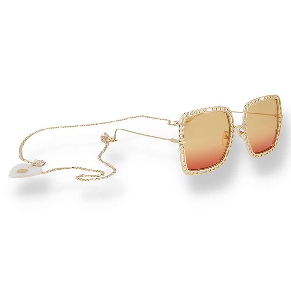 Kính Mát Nữ Gucci Sunglasses GG1033S 001 Màu Vàng - Kính mắt - Vua Hàng Hiệu