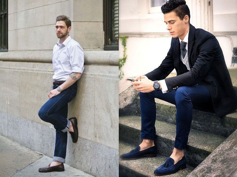 Mặc quần jean mang giày gì cho nam đẹp, rất ấn tượng?