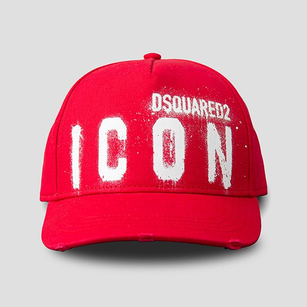 Mũ Dsquared2 Red Logo Icon Spray Cap DSQ2 BCM0533 05C00001-M818 Màu Đỏ - Mũ nón - Vua Hàng Hiệu