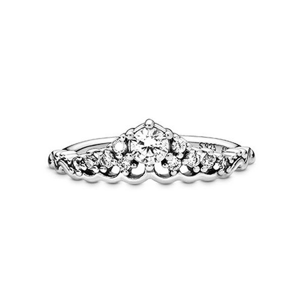 Nhẫn Nữ Pandora Fairytale Tiara Ring Clear 196226CZ Màu Bạc Size 56 - Trang sức - Vua Hàng Hiệu