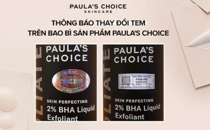 Cách phân biệt mỹ phẩm Paula's Choice thật giả