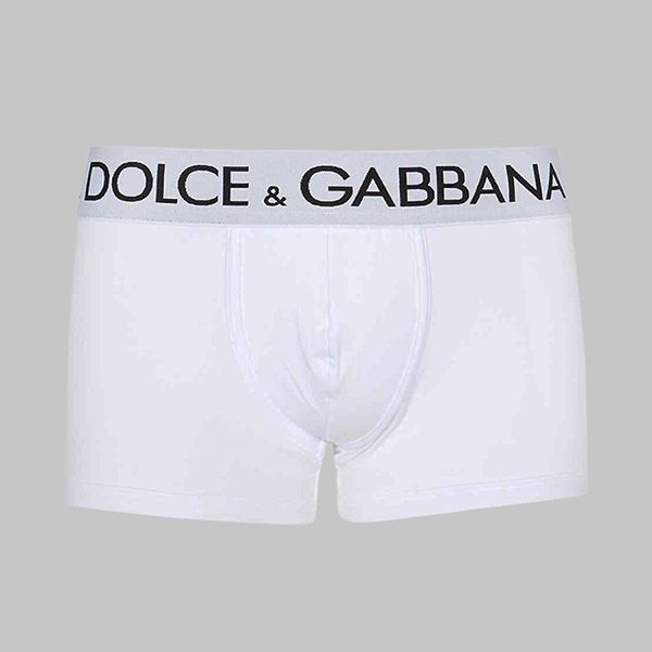 Quần Lót Nam Dolce & Gabbana D&G Boxer White With Logo Embroidered M4B97J OUAIG W0800 Màu Trắng - Thời trang - Vua Hàng Hiệu