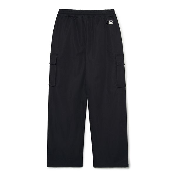 Quần Ống Rộng Nữ MLB Basic Logo Cotton Wide Cargo Pants New York Yankees 3FWPB0134-50BKS Màu Đen - Thời trang - Vua Hàng Hiệu