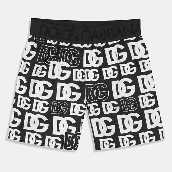 Quần Short Nam Dolce & Gabbana D&G M4D69JFSG07 Màu Đen Trắng Size 5 - Thời trang - Vua Hàng Hiệu