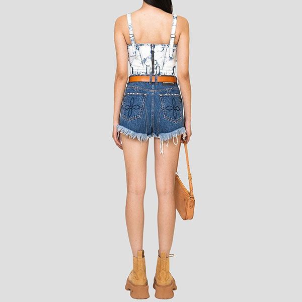 Quần Short Nữ SMFK Blue Wild Word Ocean PS001DB Màu Xanh Đậm - Thời trang - Vua Hàng Hiệu