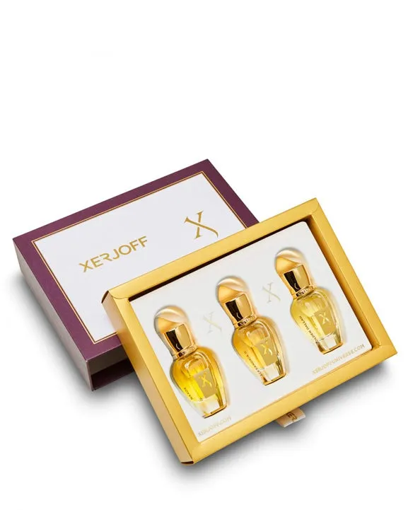 Set Nước Hoa Unisex Xerjoff Discovery 3 Món Naxos EDP + Alexandria II + Golden Dallah (3 x 15ml) - Nước hoa - Vua Hàng Hiệu