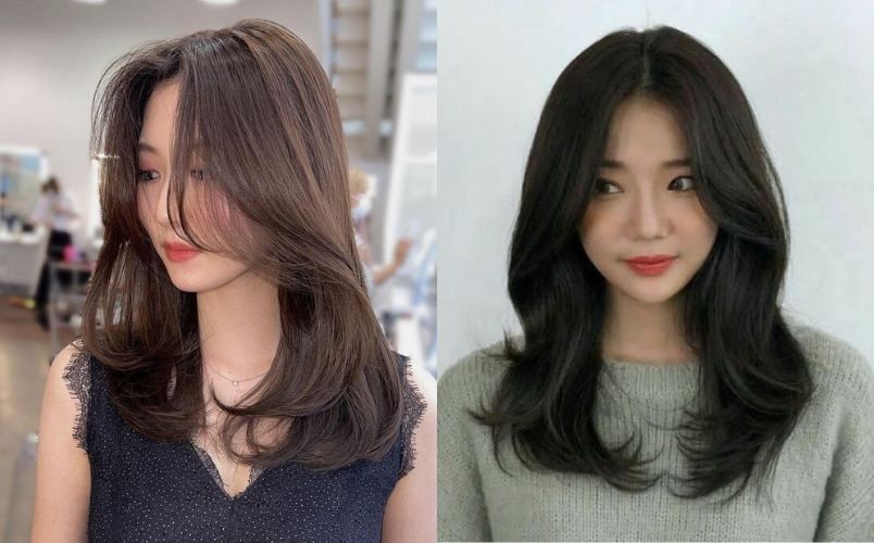 15+ kiểu tóc mái bay layer cho mặt tròn vô cùng đẹp giúp thon mặt