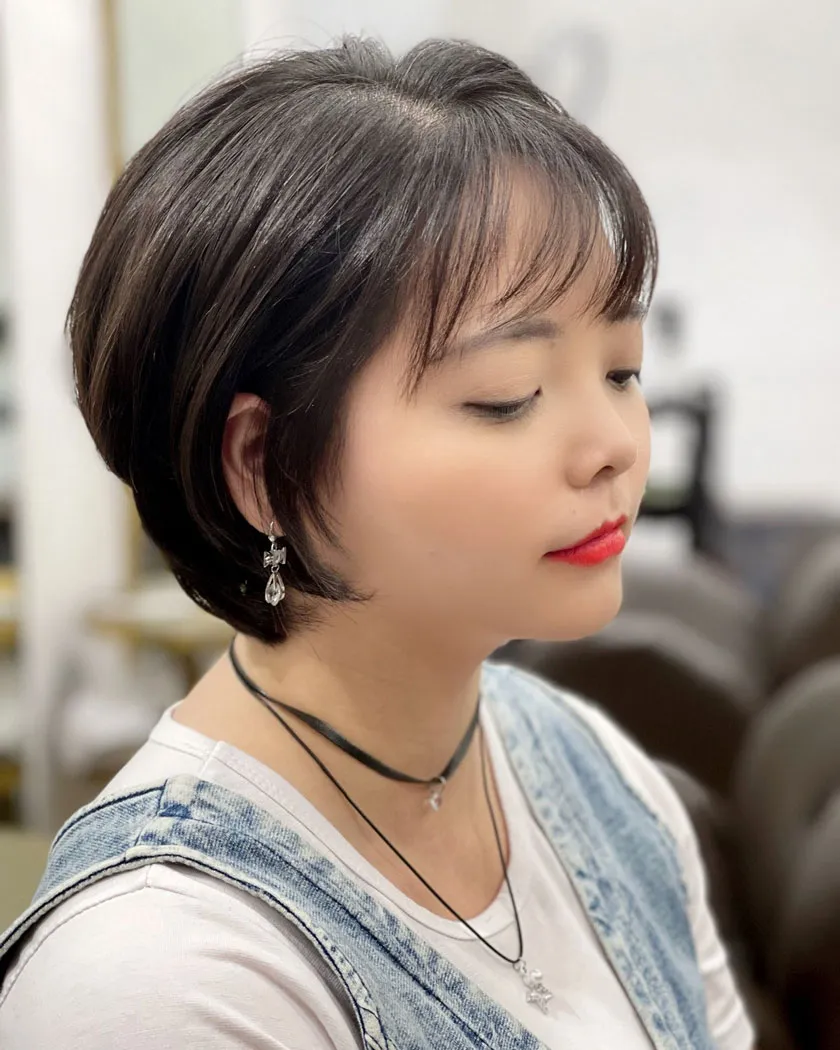22 kiểu tóc mái ngố hot trend đang được yêu rất thích 2025