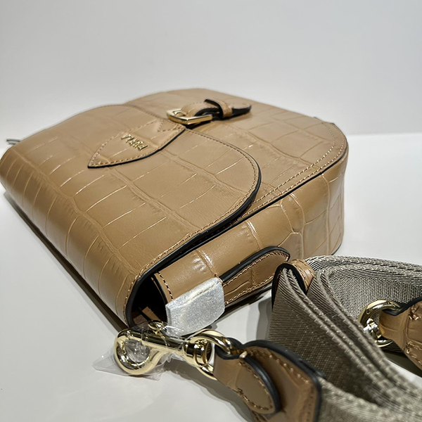 Túi Đeo Chéo Nữ Furla Urania Mini Bandoliera WB00390 K00000 Màu Nâu - Túi xách - Vua Hàng Hiệu