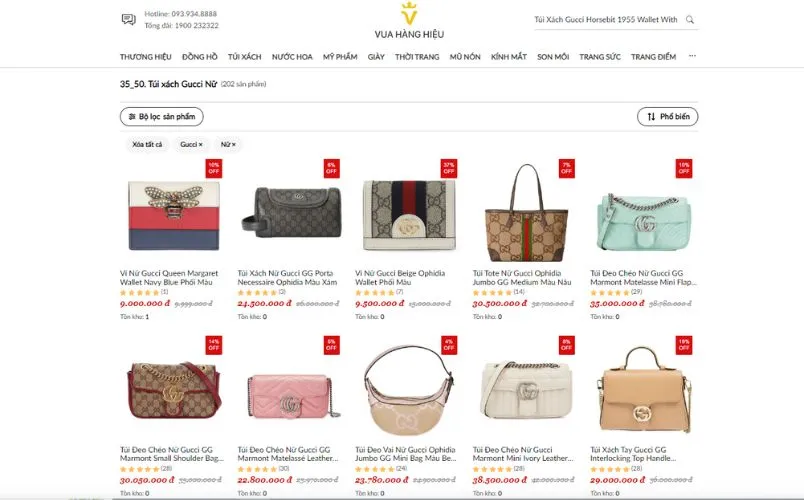 8 mẫu túi Gucci nữ đeo chéo chính hãng đẹp và đáng mua