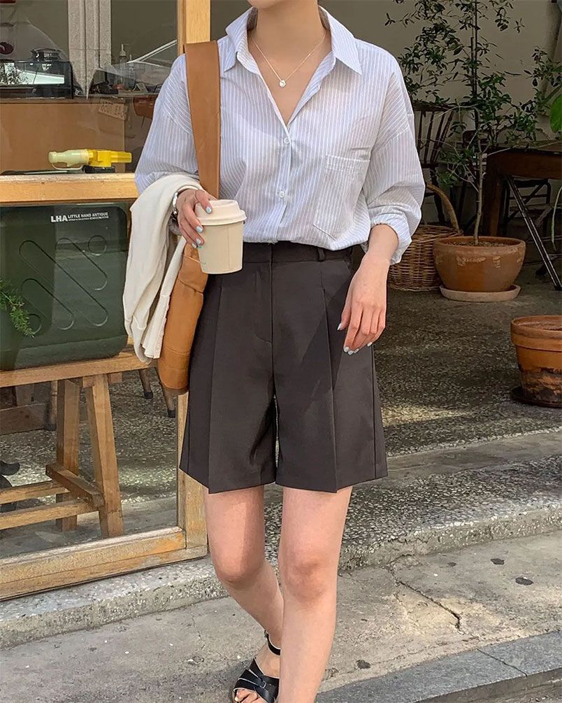 11 cách diện sơ mi tôn dáng mùa thu nàng nên thử  - 10