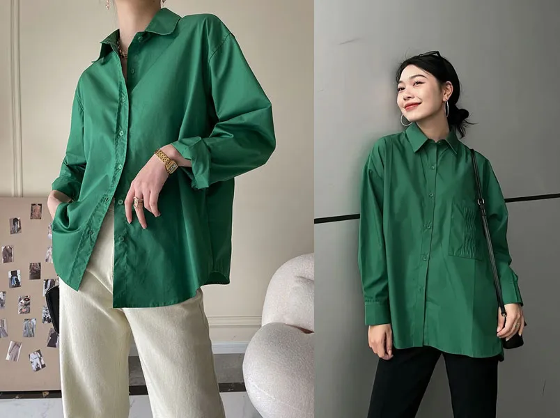 11 cách diện sơ mi tôn dáng mùa thu nàng nên thử  - 2