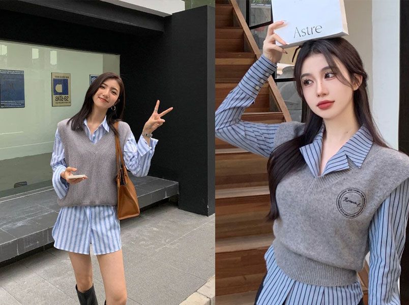 11 cách diện sơ mi tôn dáng mùa thu nàng nên thử  - 11