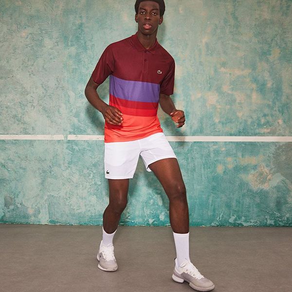 Áo Polo Nam Lacoste Men's Sport x Novak Djokovic Breathable Stretch Regular Fit Polo DH6959 - WT0 Màu Đỏ Đô/Cam Size 2 - Thời trang - Vua Hàng Hiệu