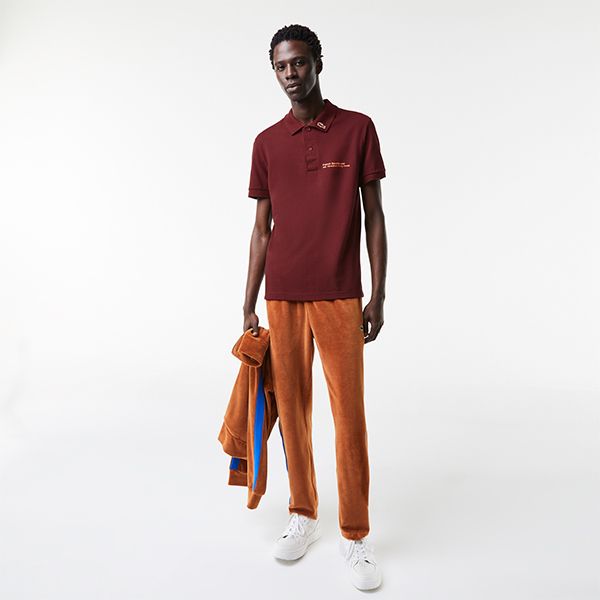 Áo Polo Nam Lacoste Regular Fit Red Polo Shirt PH0088 ZS1 Màu Đỏ Mận Size 5 - Thời trang - Vua Hàng Hiệu