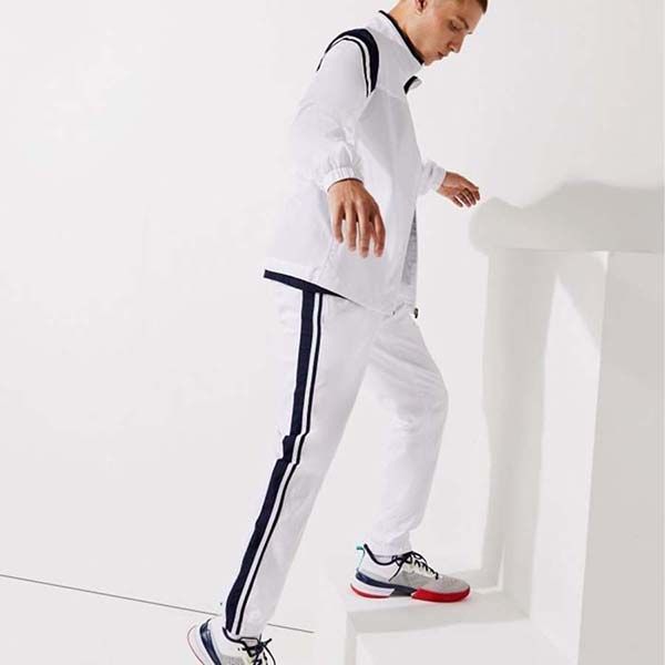 Bộ Quần Áo Gió Nam Lacoste Sport Lightweight Contrast Tracksuit Men's WH6962-522 Màu Trắng Size 3 - Thời trang - Vua Hàng Hiệu