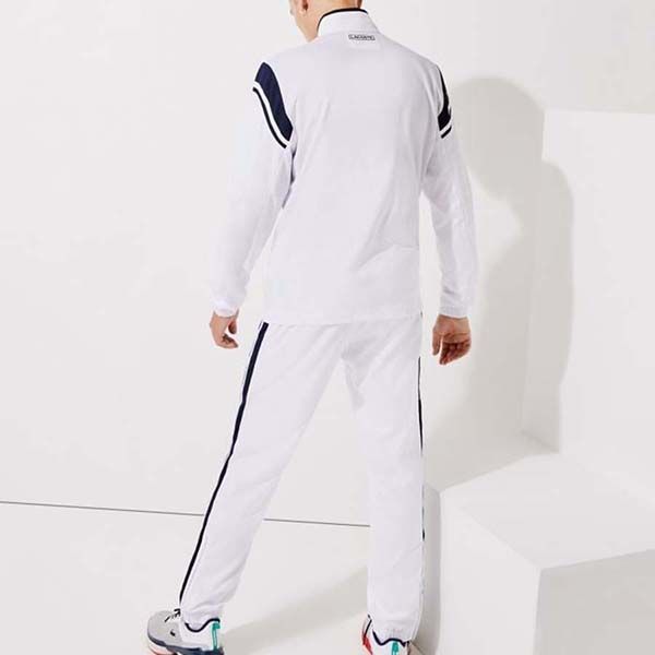 Bộ Quần Áo Gió Nam Lacoste Sport Lightweight Contrast Tracksuit Men's WH6962-522 Màu Trắng Size 3 - Thời trang - Vua Hàng Hiệu