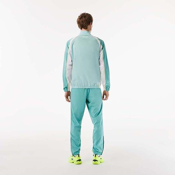Bộ Thể Thao Nam Lacoste Tennis High Neck Jogger WH5213-XIA Màu Xanh Trắng Size 2 - Thời trang - Vua Hàng Hiệu