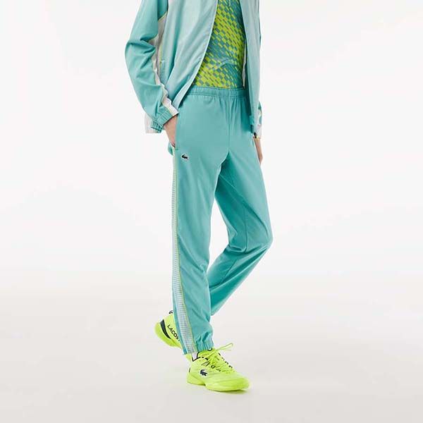 Bộ Thể Thao Nam Lacoste Tennis High Neck Jogger WH5213-XIA Màu Xanh Trắng Size 2 - Thời trang - Vua Hàng Hiệu