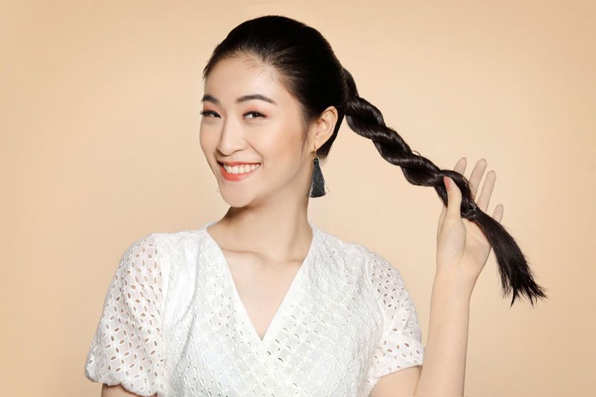 Mách nàng 9 kiểu buộc tóc cho mặt tròn đẹp như gái Hàn