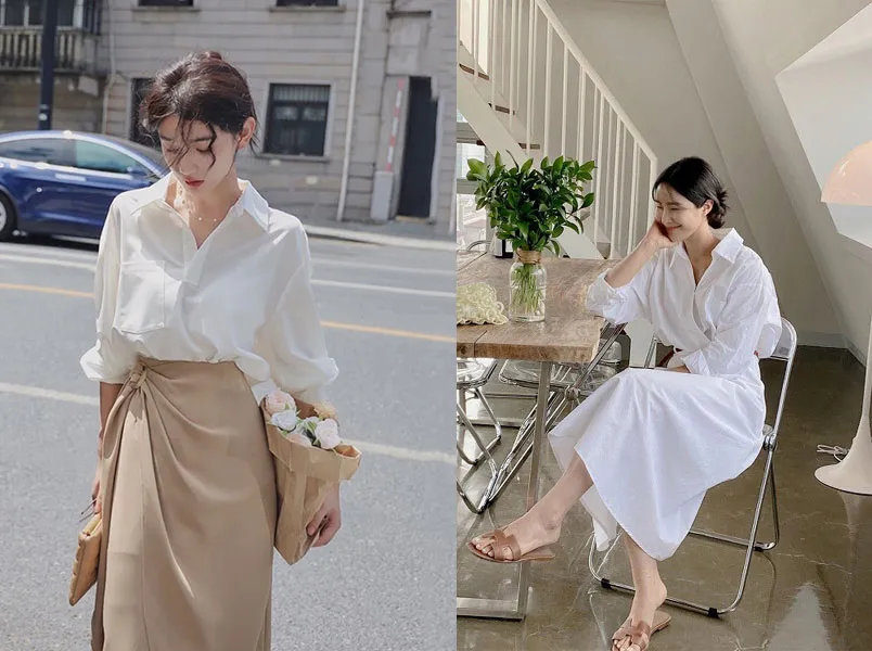 Chân váy lụa - 11 cách phối đồ siêu tôn dáng nàng nên thử