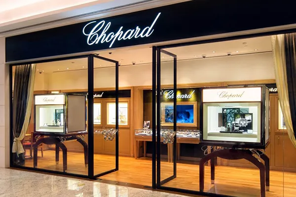 Đồng Hồ Nữ Chopard Happy Sport 275362-5002 Oval 18K Diamonds Màu Đen / Vàng Hồng - Đồng hồ - Vua Hàng Hiệu