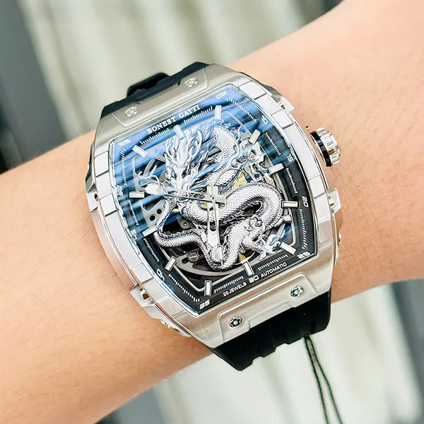 Đồng Hồ Nam Bonest Gatti Ghost Dragon Star Silver Màu Đen - Đồng hồ - Vua Hàng Hiệu