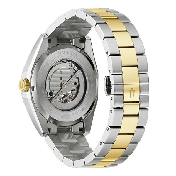 Đồng Hồ Nam Bulova Surveyor Automatic Watch 98A284 Màu Bạc/Gold - Đồng hồ - Vua Hàng Hiệu