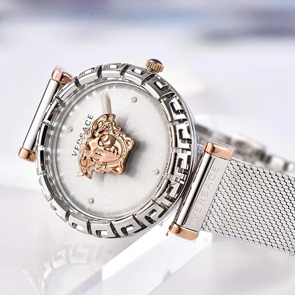 Đồng Hồ Nữ Versace Palazzo Empire Greca Diamond Watch 36mm Màu Bạc - Đồng hồ - Vua Hàng Hiệu