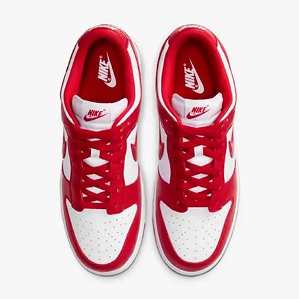 Giày Sneaker Nam Nike Dunk Low University Red (2020) CU1727-100 Màu Đỏ Trắng Size 41 - Giày - Vua Hàng Hiệu
