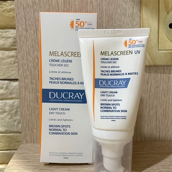 Kem Chống Nắng Giảm Đốm Nâu Và Ngăn Ngừa Lão Hoá Ducray Melascreen UV Light Cream SPF50+ 40ml - Kem chống nắng - Vua Hàng Hiệu