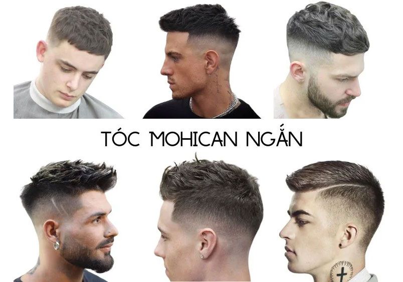 15+ kiểu tóc Mohican ngắn đẹp, menly cho phái mạnh