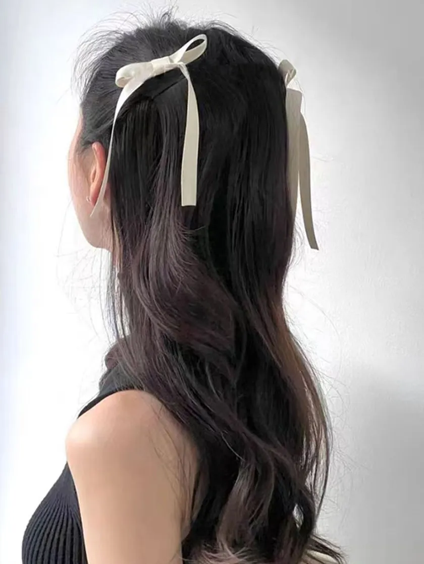 Bắt trend 24 kiểu tóc với dây ruy băng sành điệu như GenZ