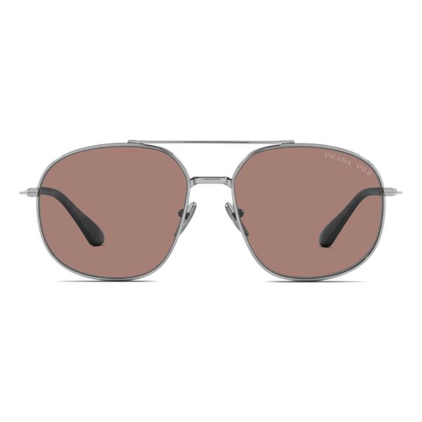 Kính Mát Nam Prada Men's Fashion 58mm Gunmetal Sunglasses PR51YS-5AV05C-58 Màu Nâu - Kính mắt - Vua Hàng Hiệu